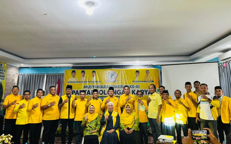 Musda XI Golkar Kampar Resmi Dibuka Ketua DPD Golkar Riau Yulisman, Agus Risna Saputra Kandidat Tunggal